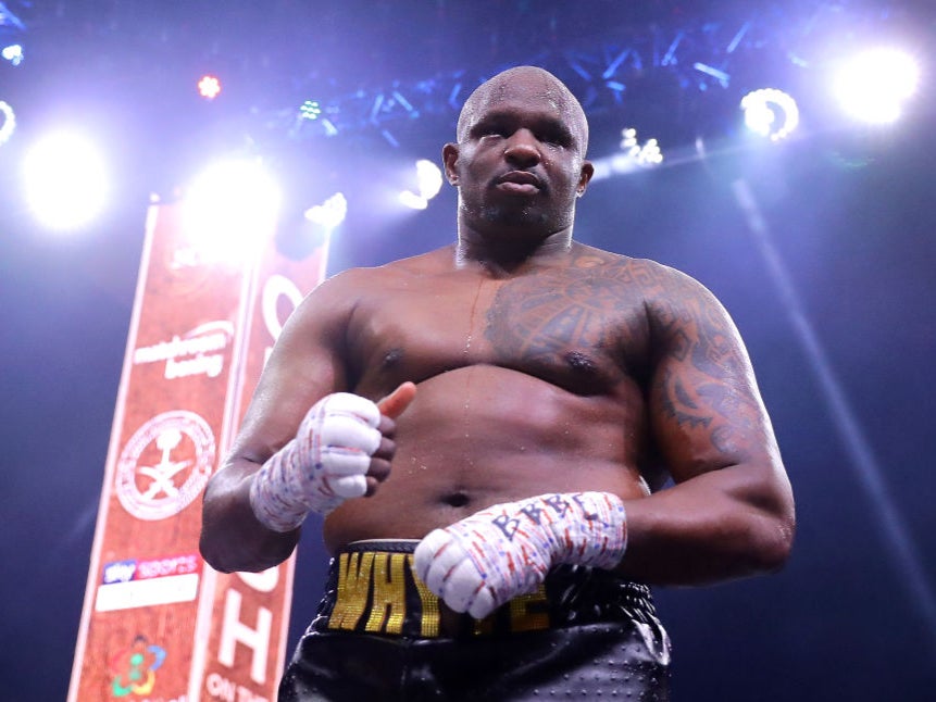 Whyte is looking to pull off the upset at Wembley on Saturday night