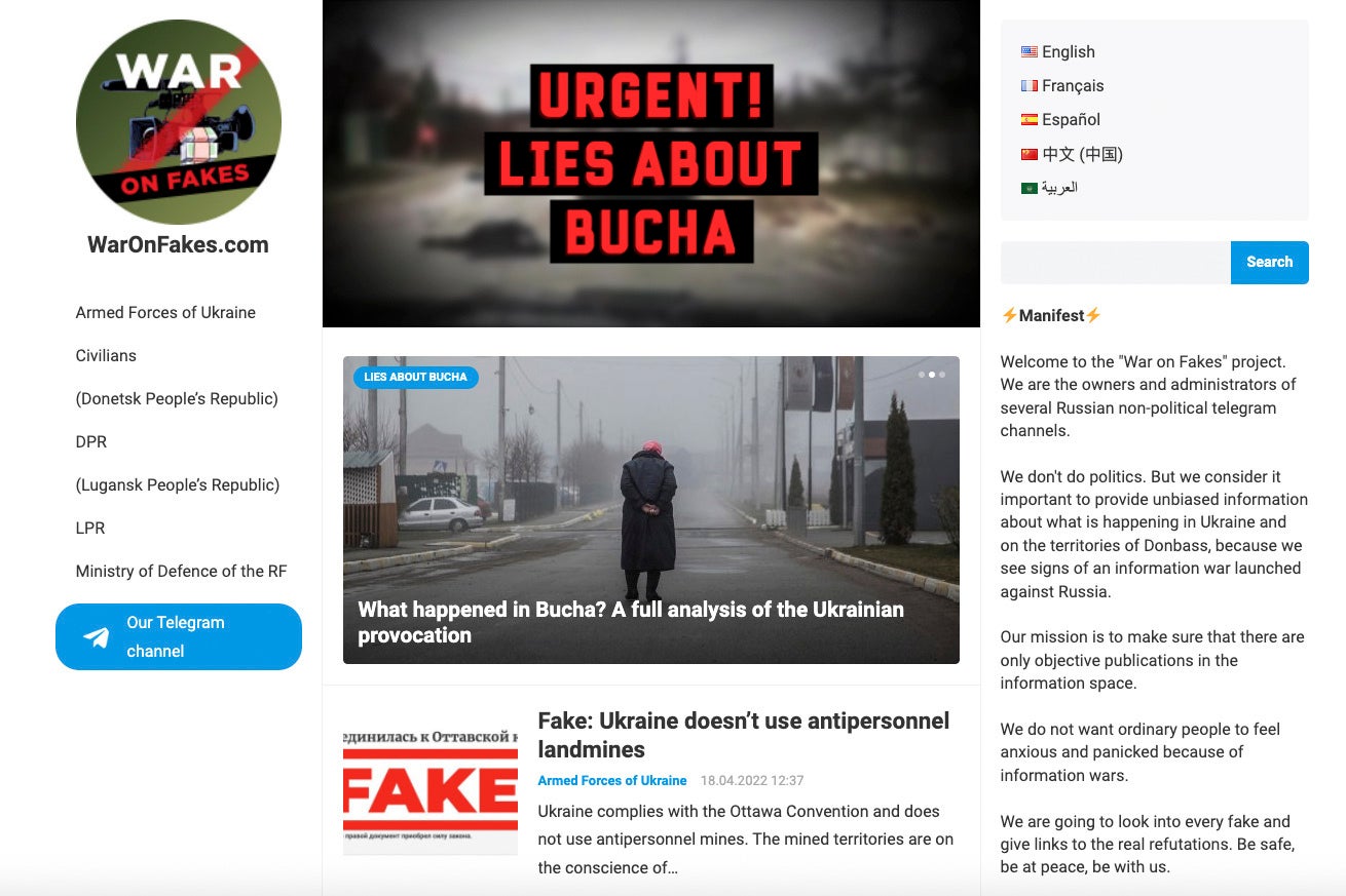 Russia Ukraine War Diplomatic Disinformation