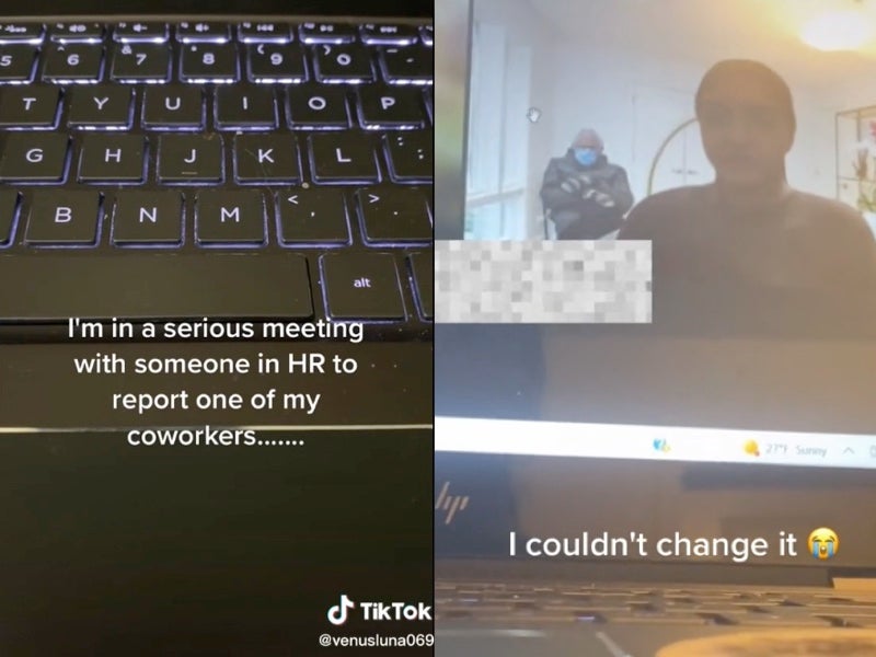 Woman reveals she entered HR meeting with Bernie Sanders Zoom background