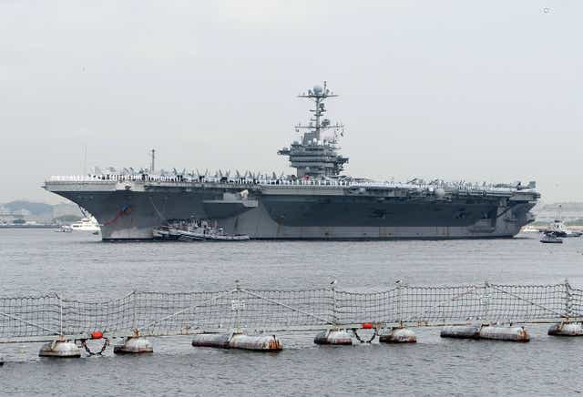 <p>The USS George Washington </p>