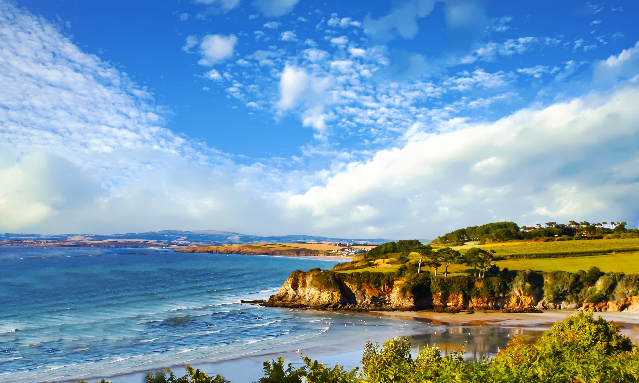 Baie de Douarnenez is said to be the location of the mythical city of Ys in Brittany