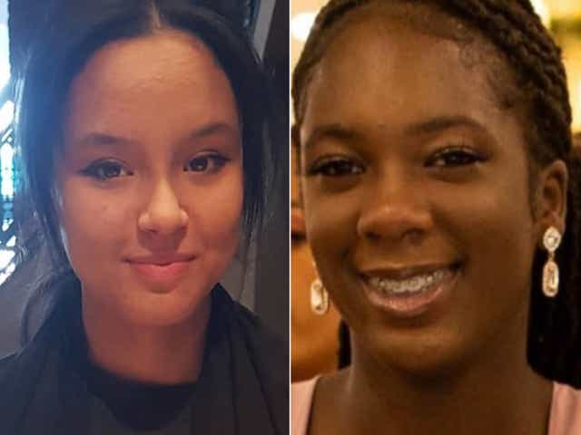 <p>Missing girls: Alliyah Montaque, 16 and Lina Bennecef, 16</p>