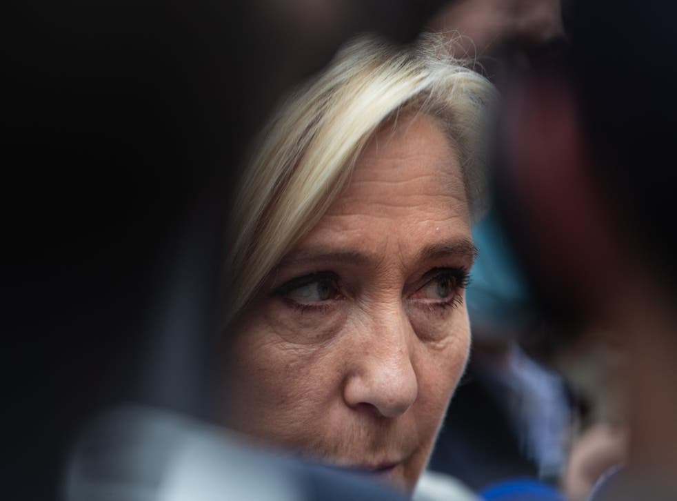 <p>French far-right presidential candidate Marine Le Pen</p>