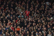 Cristiano Ronaldo: Minute’s applause during Liverpool vs Man Utd in support of striker after death of son