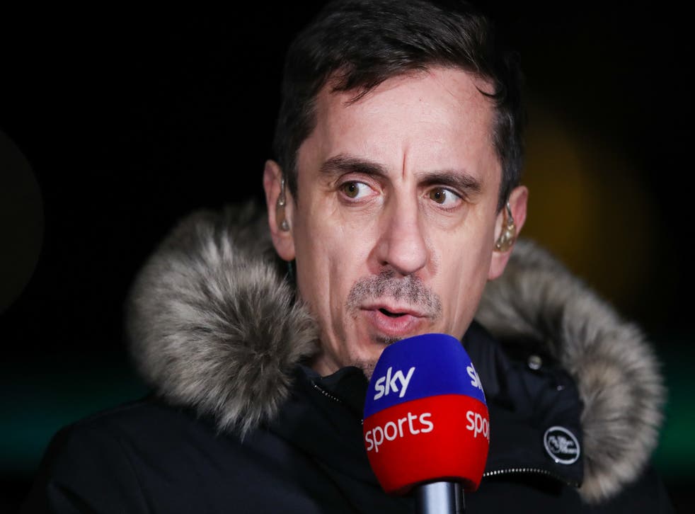 <p>Gary Neville had his say after United’s defeat (Isaac Parkin/PA)</p>