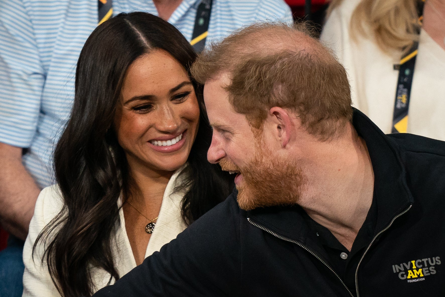 The Duke and Duchess of Sussex at the Invictus Games (Aaron Chown/PA)