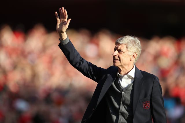 Arsene Wenger waved goodbye to Arsenal four years ago (Nick Potts/PA)
