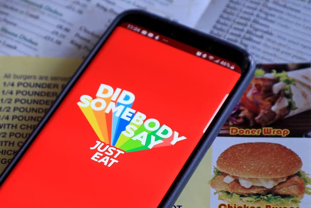 Takeaway delivery specialist Just Eat is considering selling its Grubhub business after a fall in orders (Gareth Fuller/PA)