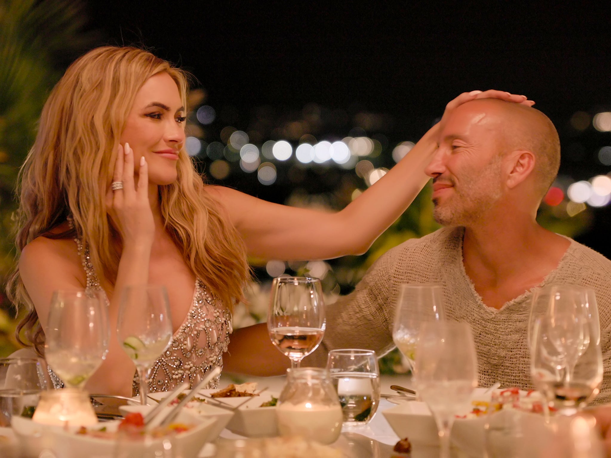 Chrishell Stause and Jason Oppenheim in ‘Selling Sunset’