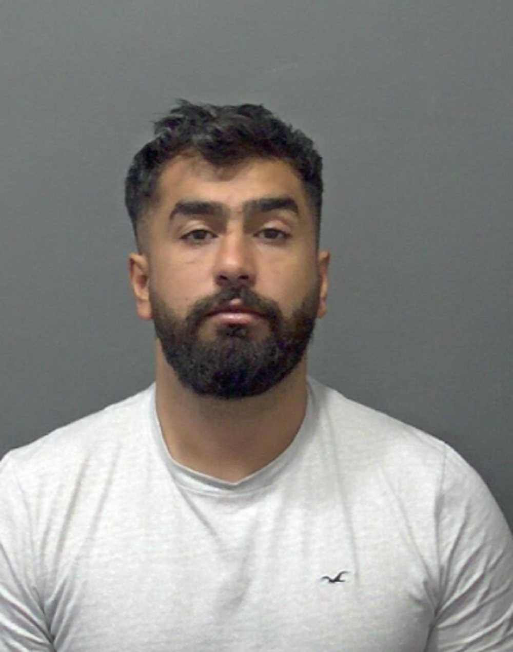 A custody image of Syed Reza, who has been jailed after an 80-mile police chase. (Bedfordshire Police/PA)