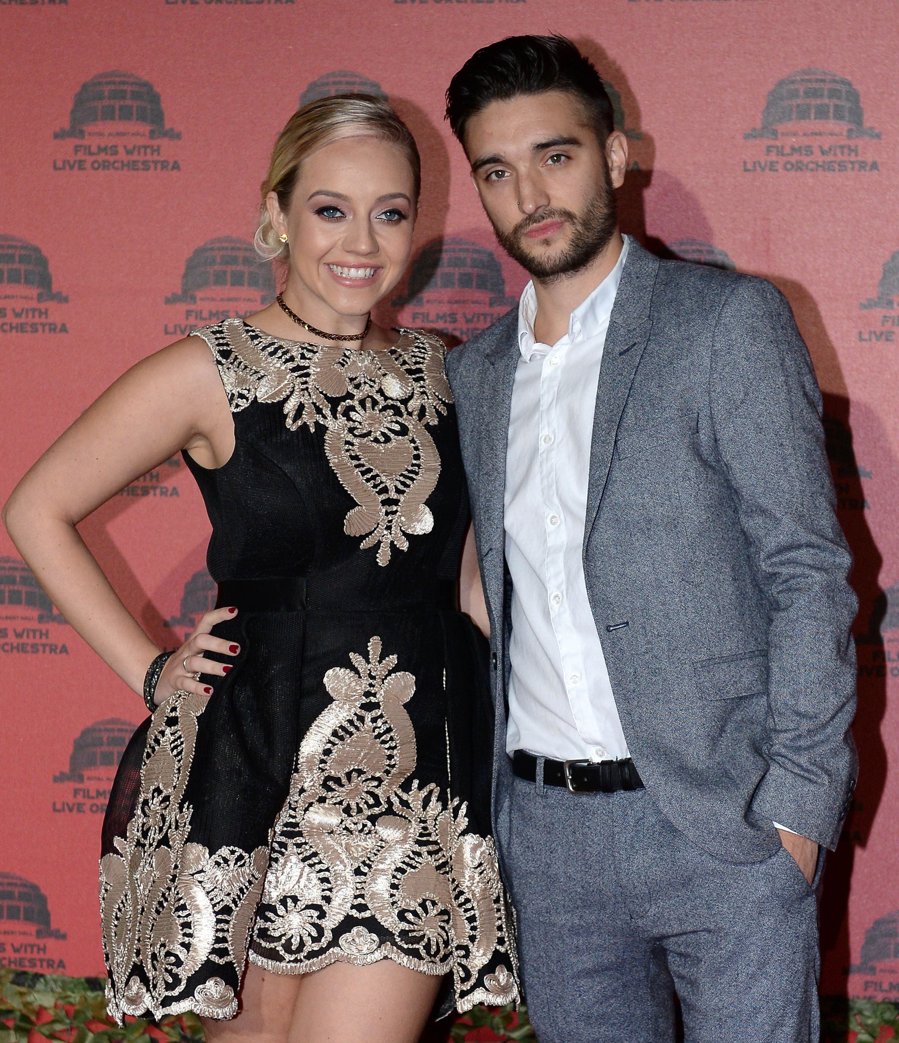 The late Tom Parker and his wife Kelsey (Stefan Rousseau/PA)