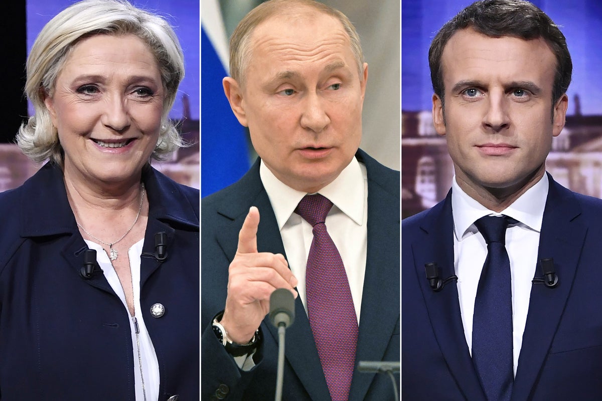 Vladimir Putin congratulates Macron on French election win