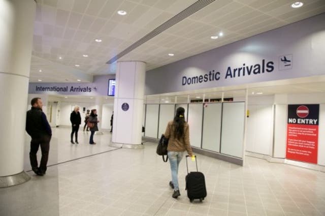<p>Terminal 3 at Manchester Airport</p>