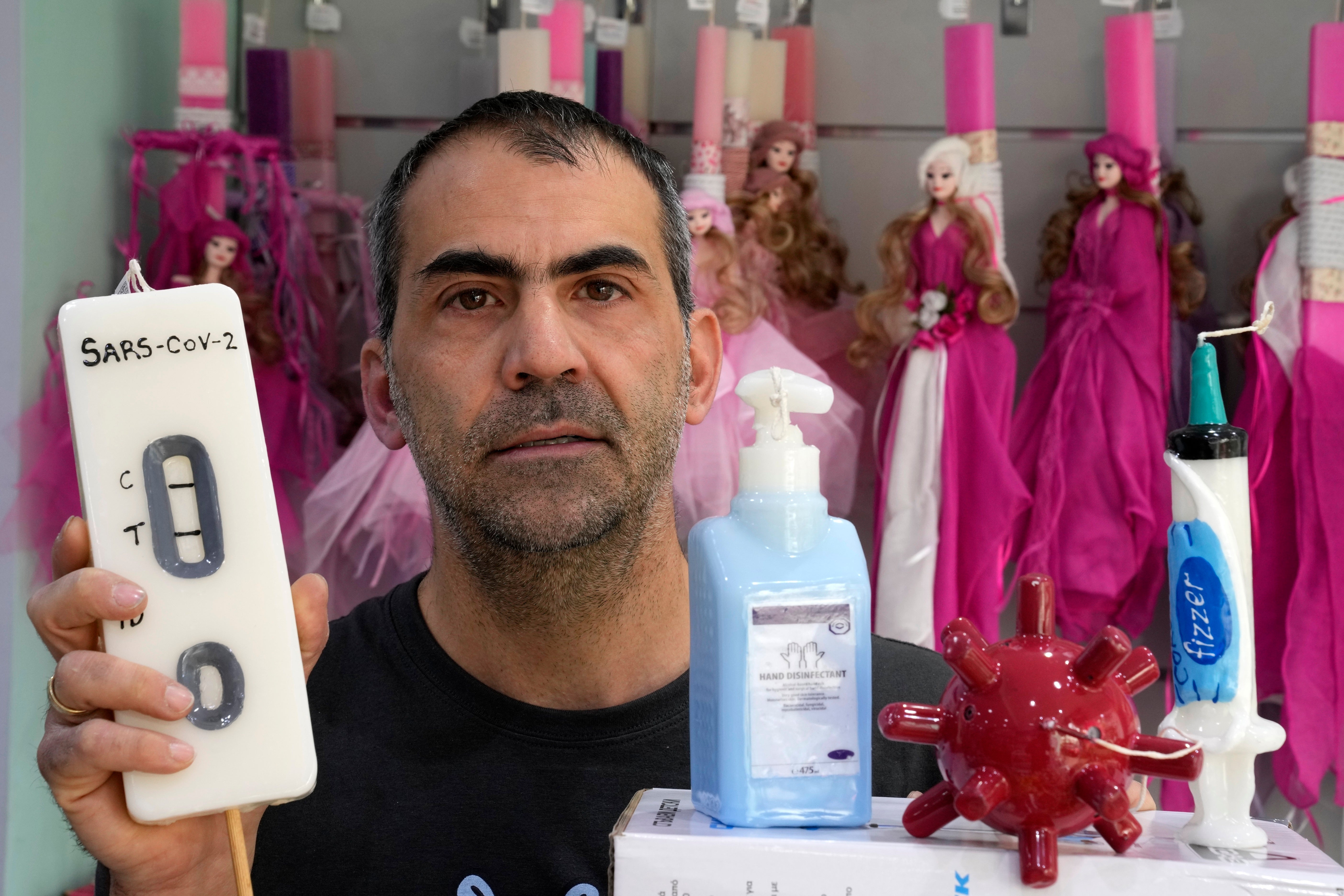 Greece Easter COVID Candles