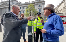 ‘You’re a parasite’: Tory MP launches angry tirade against Brexit protester outside parliament