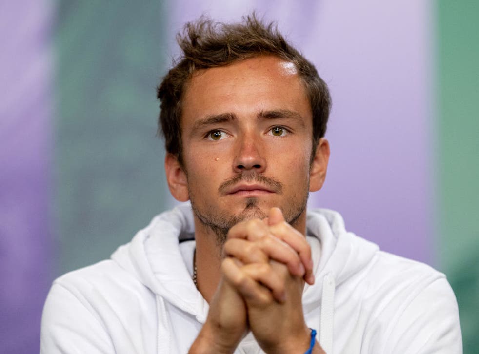 <p>Daniil Medvedev, the men’s No. 2, has been banned from entering Wimbledon  </p>