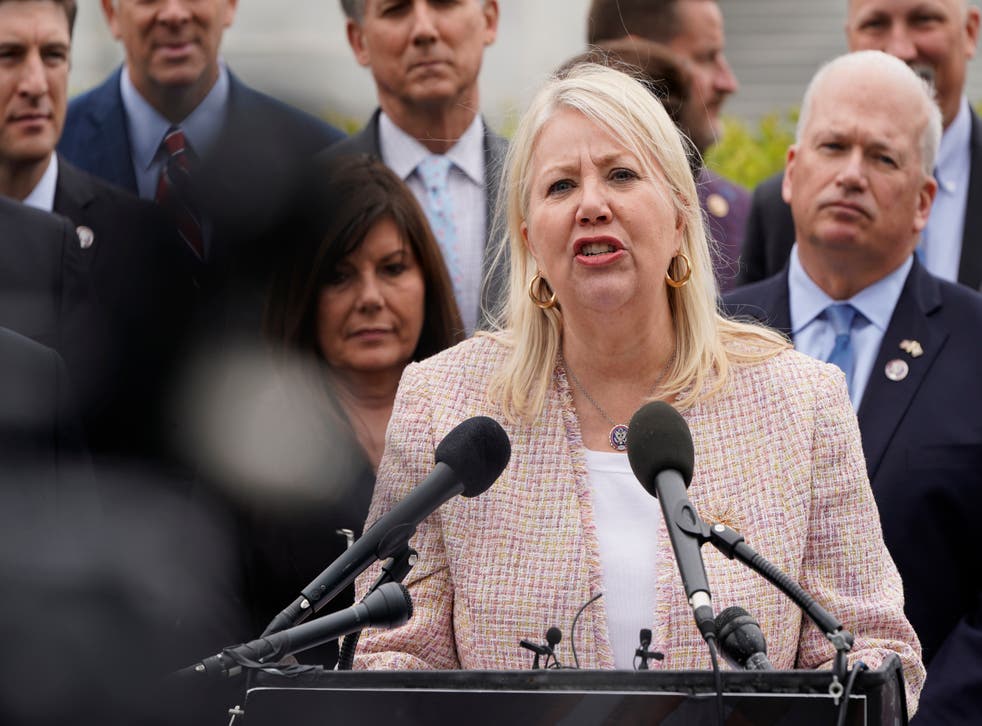 <p>Rep Debbie Lesko says over one billion people have been apprehended at the US-Mexico border in six months</p>