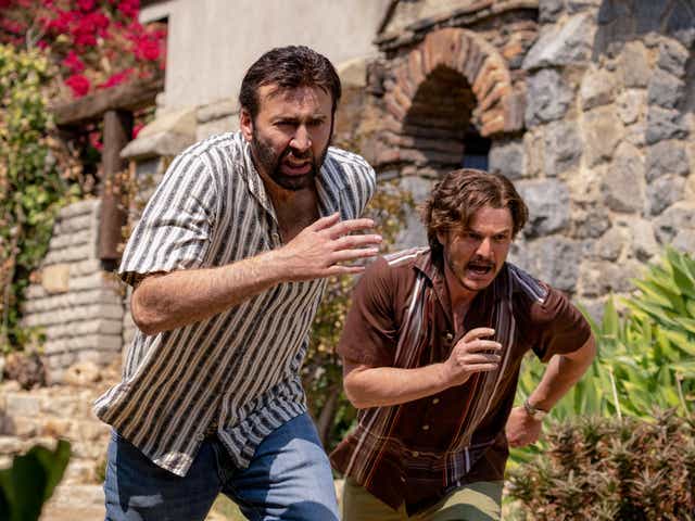 <p>Nicolas Cage and Pedro Pascal in ‘The Unbearable Weight of Massive Talent’ </p>