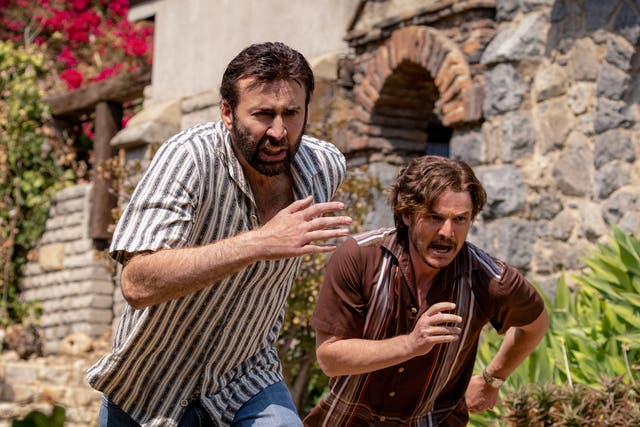 <p>Nicolas Cage and Pedro Pascal in ‘The Unbearable Weight of Massive Talent’ </p>