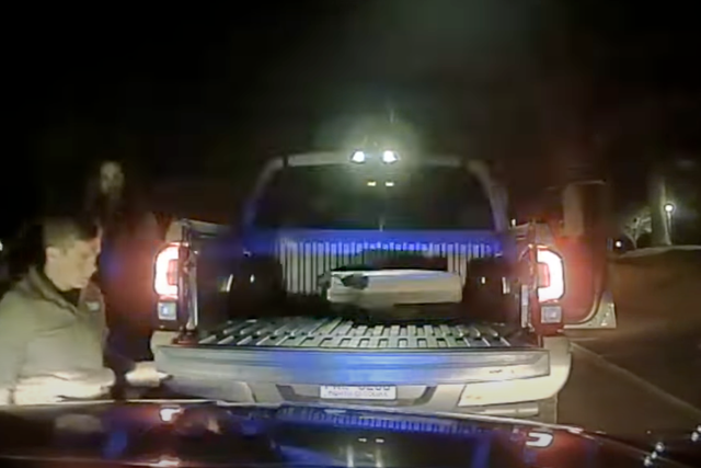 <p>Rep Madison Cawthorn seen in North Carolina Highway Patrol video.</p>