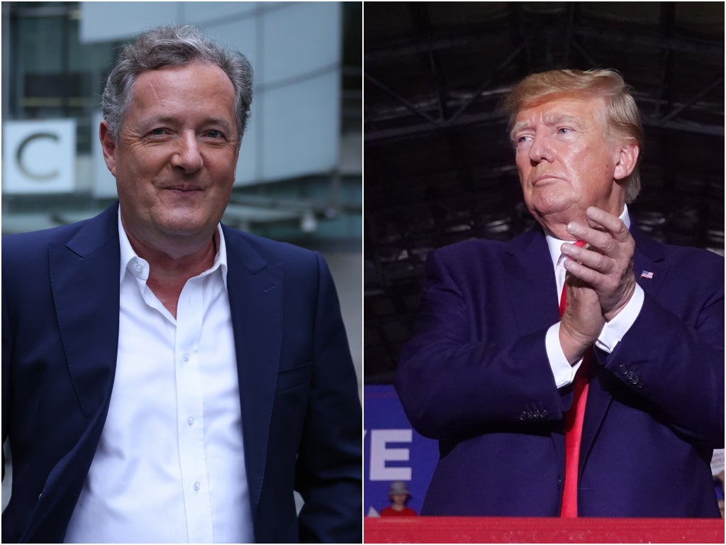 Piers Morgan announces Donald Trump as first guest on new talk show Piers Uncensored