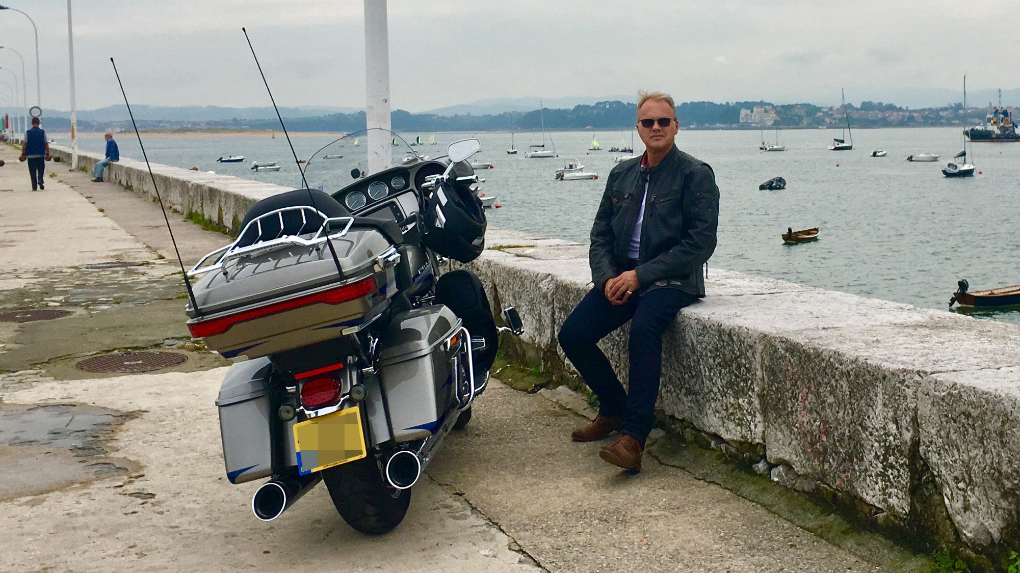 Marcus says he motorbiked on the highest roads in Europe and across the Alps. (Collect/PA Real Life)