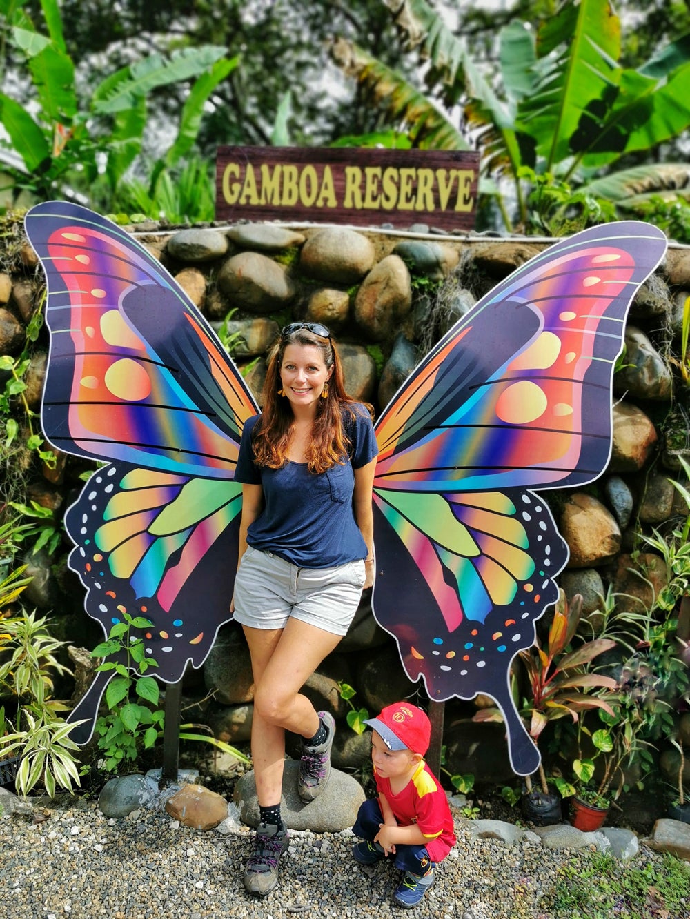 Jen and Arlo posing in Panama (PA Real Life/Collect)