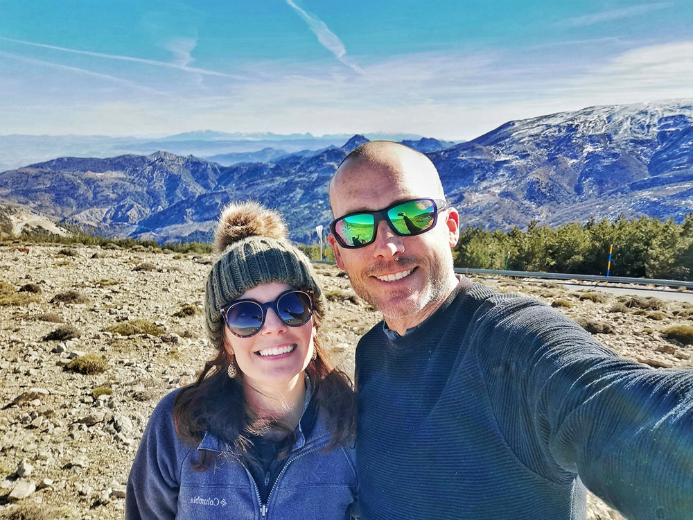 Jennifer Constant and her husband Terry in Spain (PA Real Life/Collect)