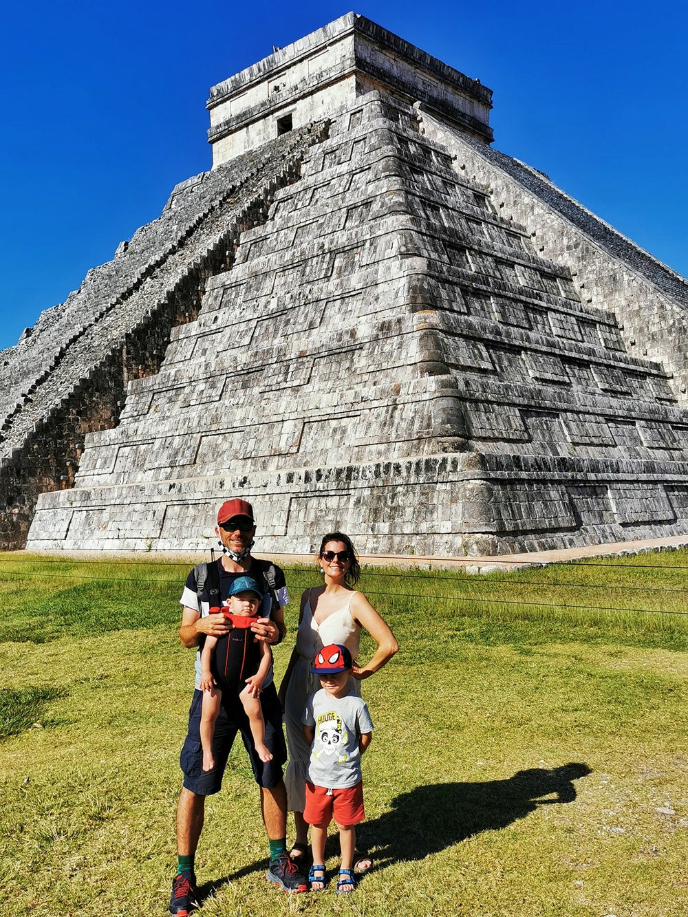 The family exploring Mexico last year (PA Real Life/Collect)