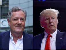 Piers Morgan claims he and Donald Trump had a heated argument immediately before new interview