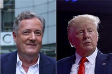 Piers Morgan claims he and Donald Trump had a heated argument immediately before new interview