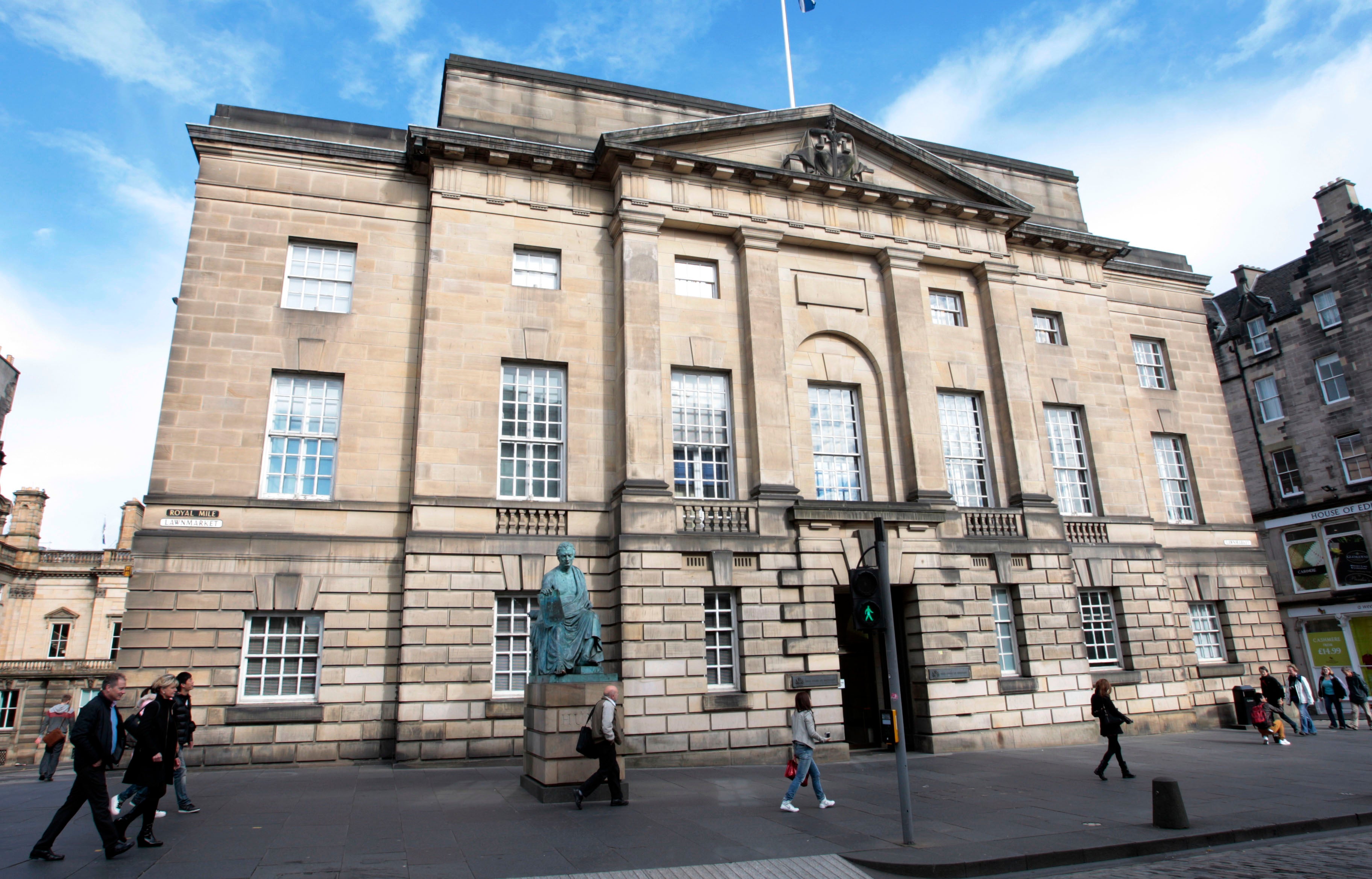 The trial is taking place at the High Court in Edinburgh (PA)