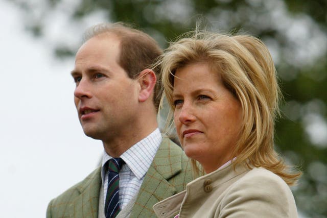 <p>Prince Edward and his wife Sophie are touring the Caribbean </p>