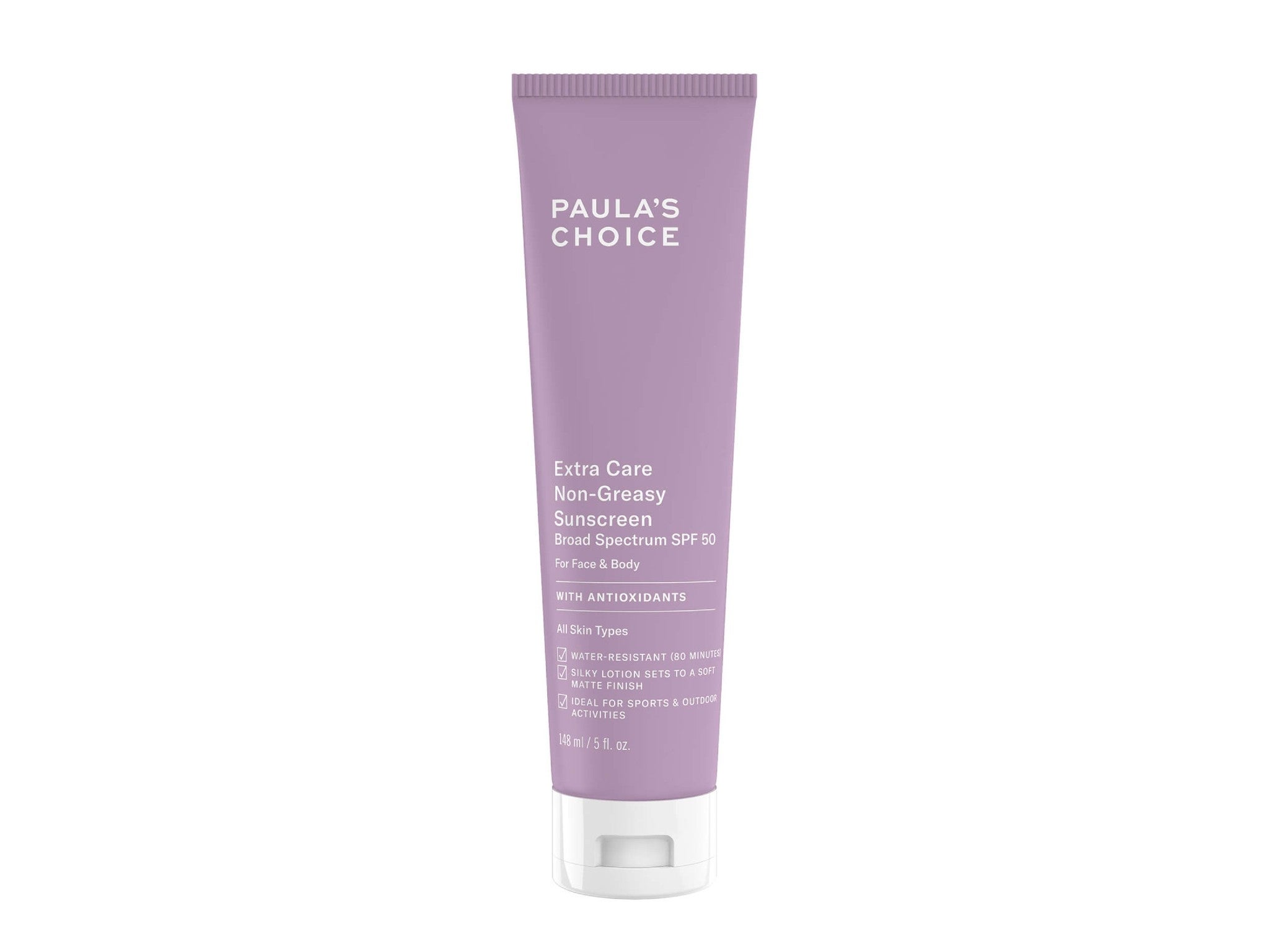 Paula’s Choice extra care non-greasy sunscreen broad spectrum SPF50  indybest