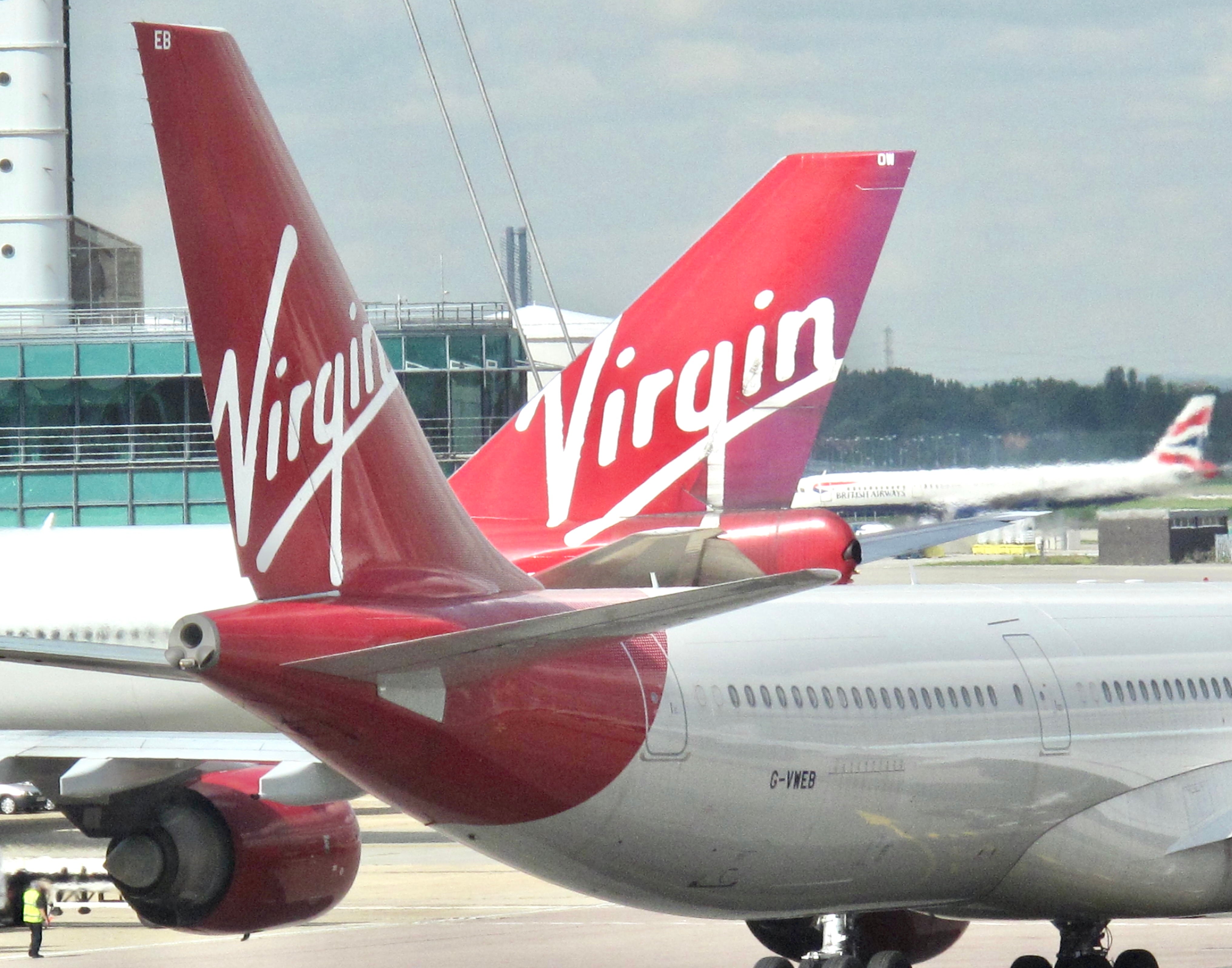 Face off: Virgin Atlantic and British Airways aircraft at London Heathrow