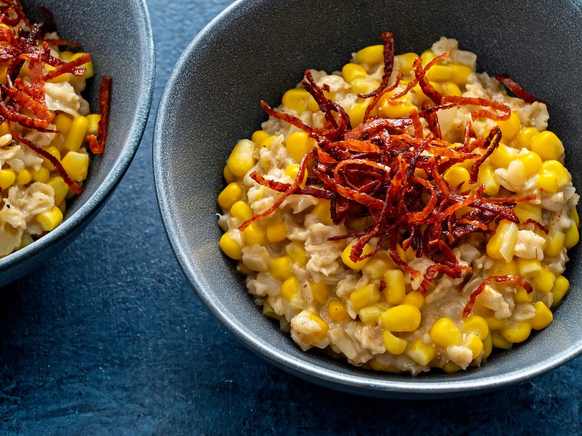 Savoury oats recipe: Try this version with sweetcorn, cheese and pepperoni