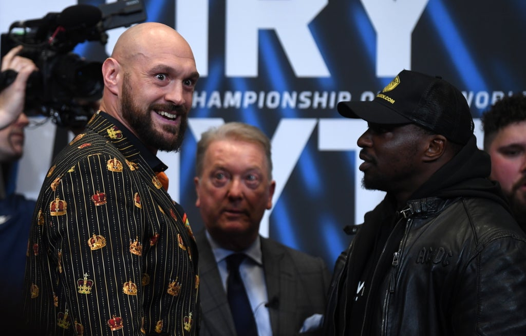 Tyson Fury vs Dillian Whyte weigh-in LIVE: Latest updates as heavyweights hit scales before fight
