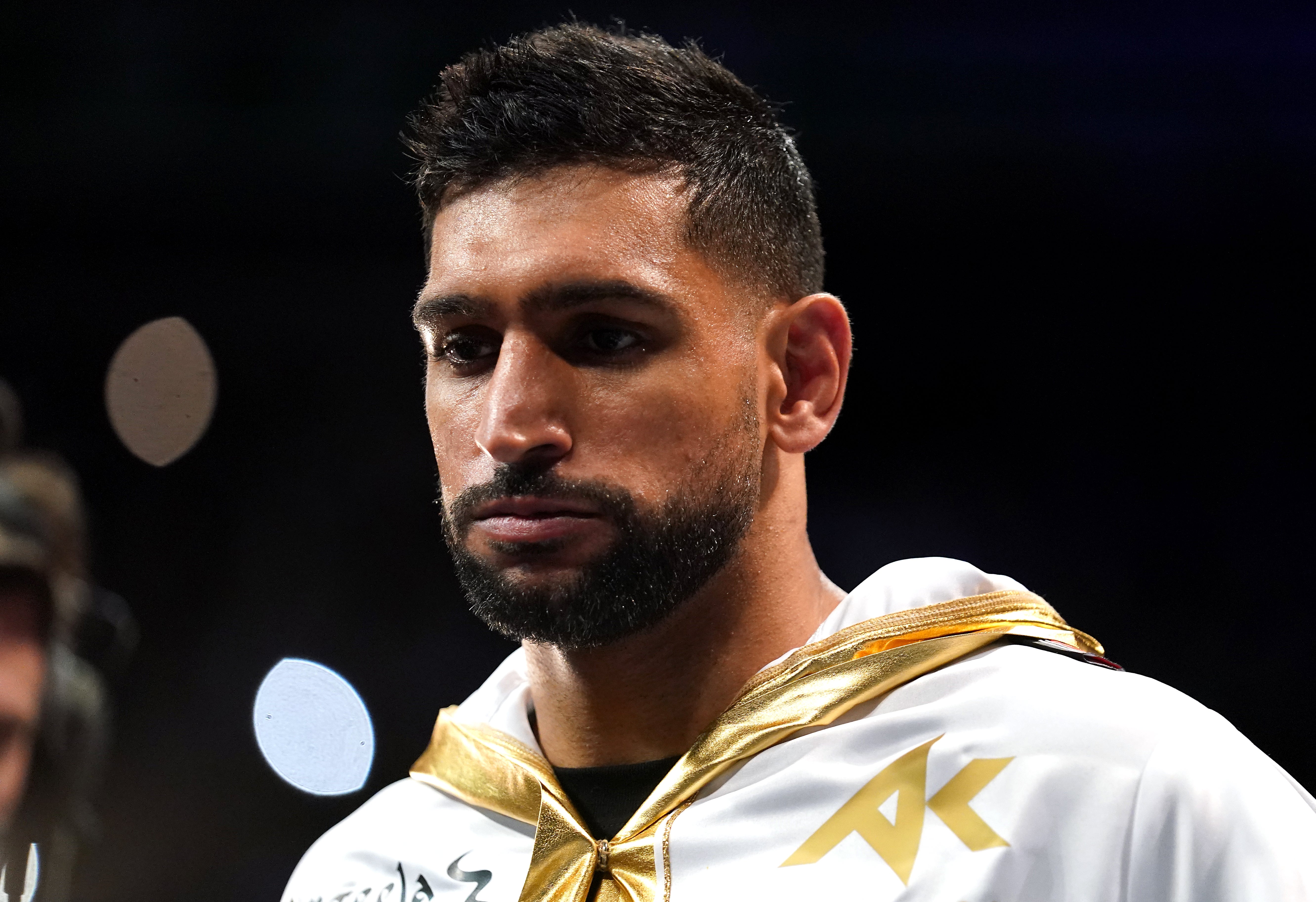 Amir Khan said he was with his wife at the time (Nick Potts/PA)