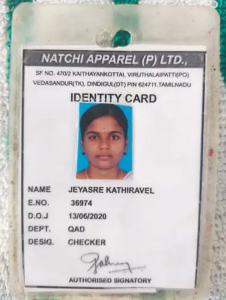 Jeyasre Kathiravel reported harrassment before she was raped and murdered