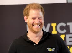 Prince Harry claims he’s ‘doomed’ as he jokes about thinning hair during Invictus Games 