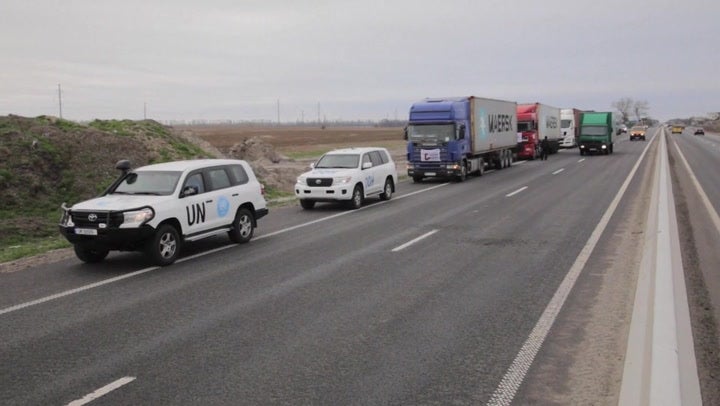 Ukraine: UN Humanitarian Convoy Reaches Chernihiv | News | Independent TV