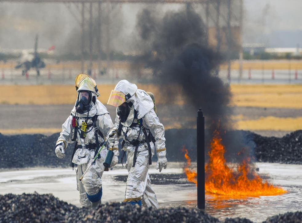 <p>Presence of PFAS in firefighting chemicals means they often are found on military bases and in adjacent groundwater</p>