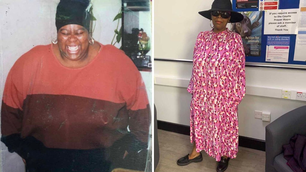 Woman whose weight ballooned after going blind shares the daily diet that helped her get in shape