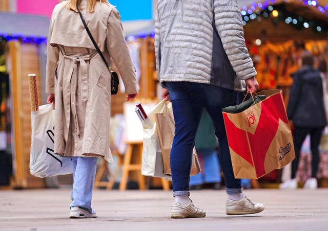 Retail sales fell in March, the ONS said (Ben Birchall/PA)