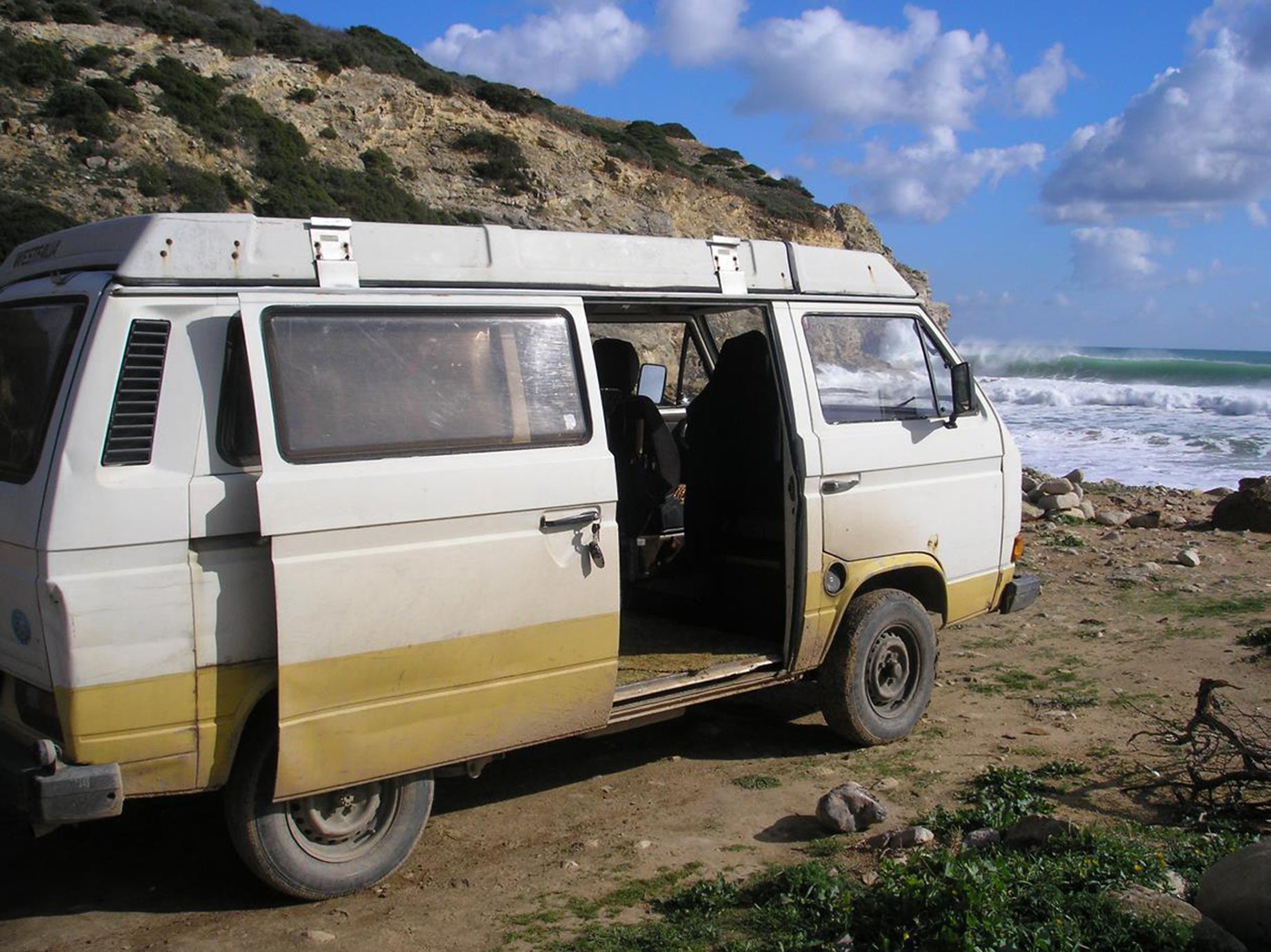 A VW T3 Westfalia campervan that has been linked to Brueckner