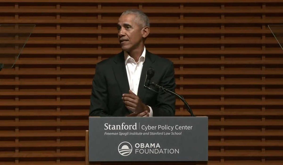 Social media &lsquo;well designed&rsquo; to destroy democracies, says Obama