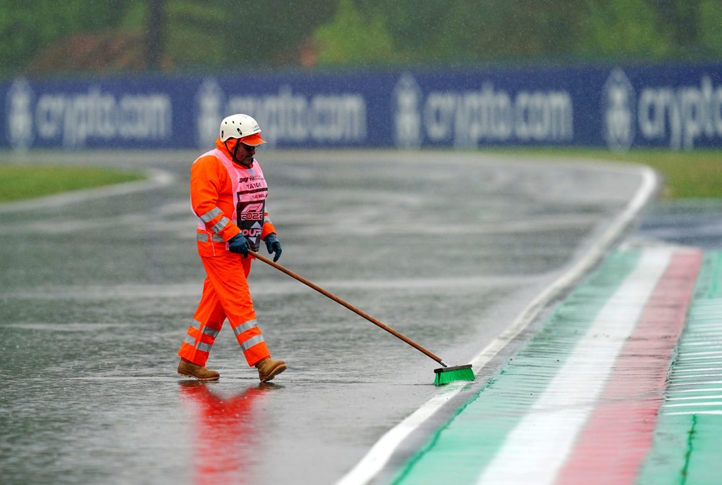 F1 practice LIVE: Latest updates from Emilia Romagna Grand Prix practice at rainy Imola ahead of qualifying