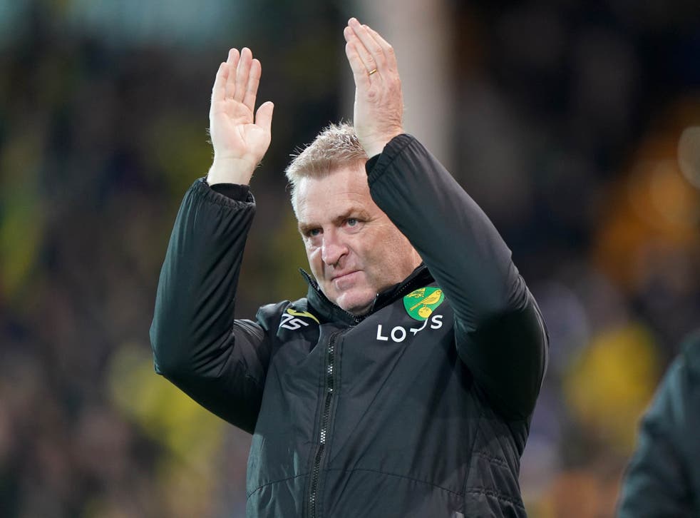 Norwich head coach Dean Smith knows it is now all or nothing for his side in their survival battle (Joe Giddens/PA)