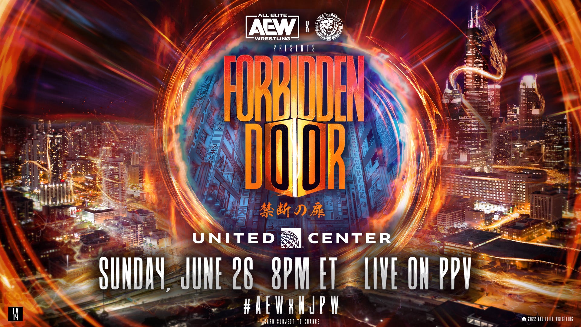 Forbidden Door will take place at the United Center Chicago (AEW)