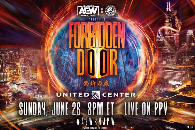 <p>Forbidden Door will take place at the United Center Chicago (AEW) </p>